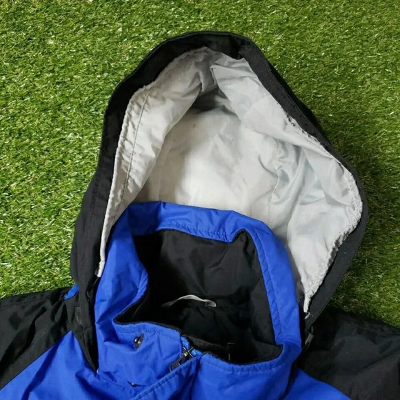 Large Columbia XCO Full Zip Black Blue Storm Dry Hooded Jacket - Picture 7 of 9